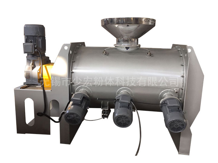 犁刀混合機(jī)配水冷夾套、噴液裝置